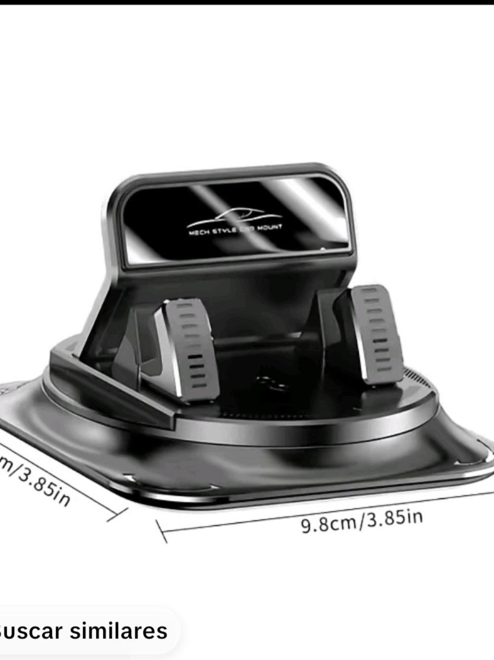 Universal Dash Phone Mount Holder in Black